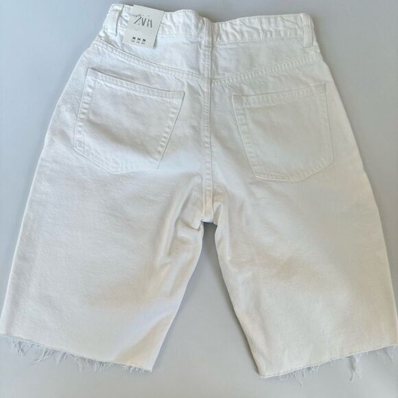 Zara high rise denim short - Picture 4 of 4